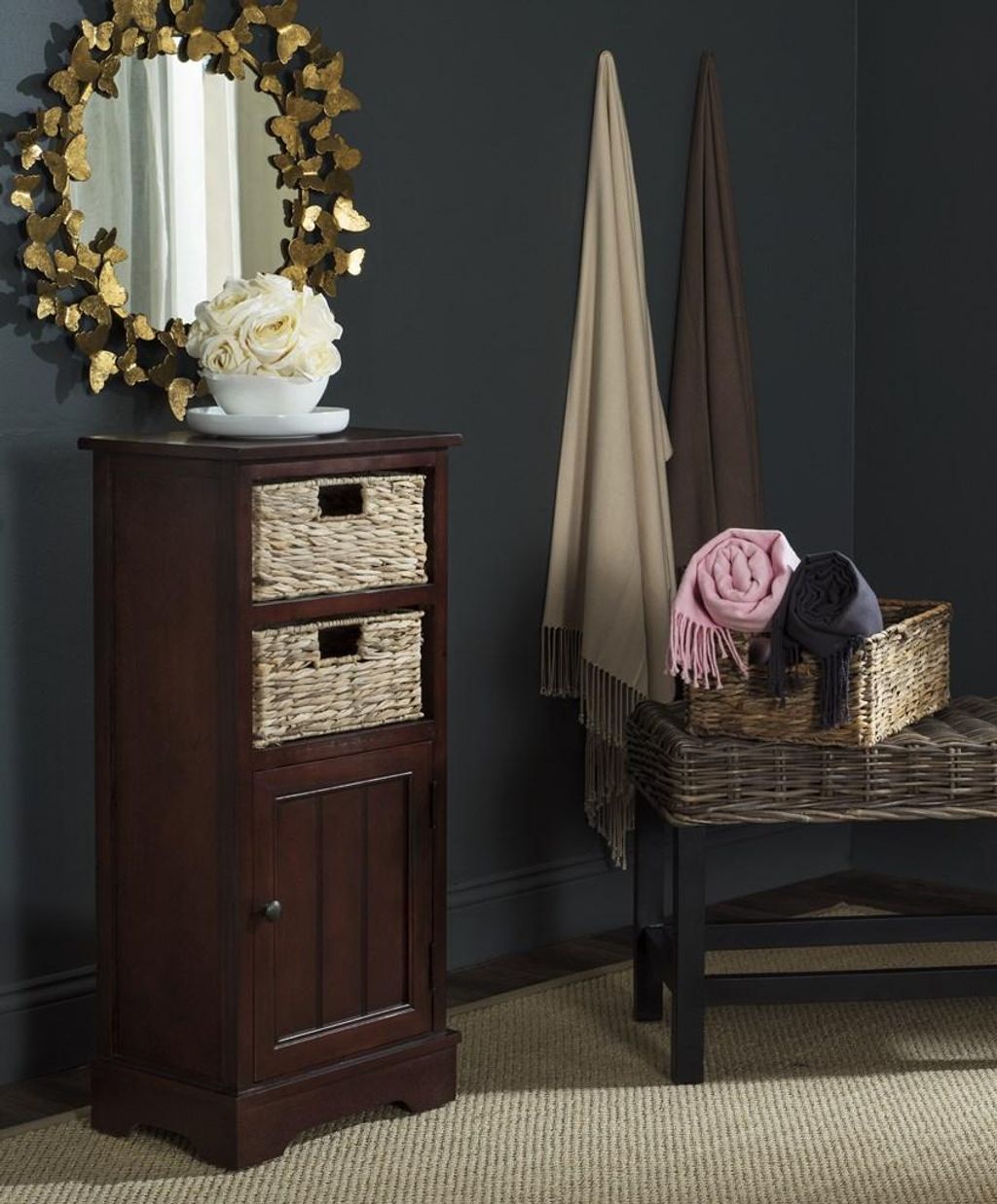 Connery Cabinet, 15.9" X 35", Cherry