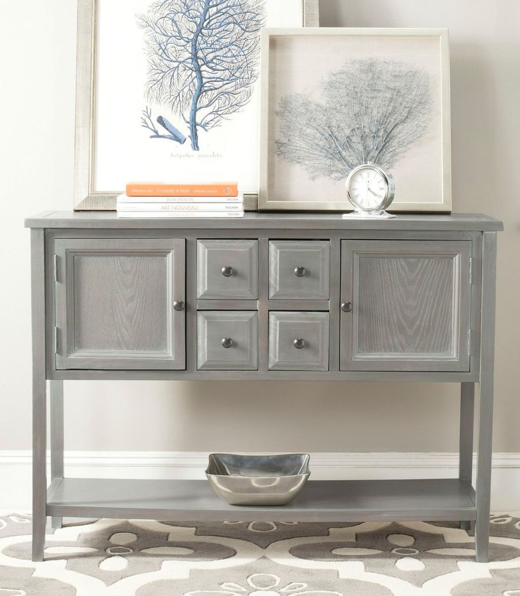 Charlotte Storage Sideboard, 45.7" X 34", French Grey
