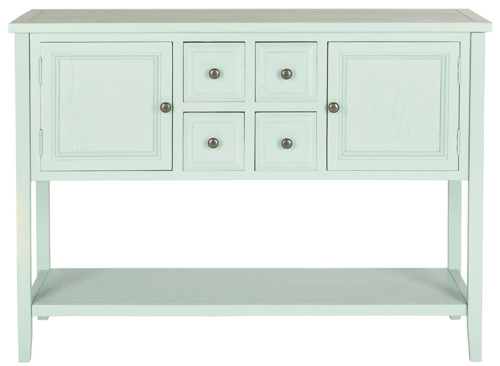 Charlotte Storage Sideboard, 45.7" X 34", Aqua Smoke
