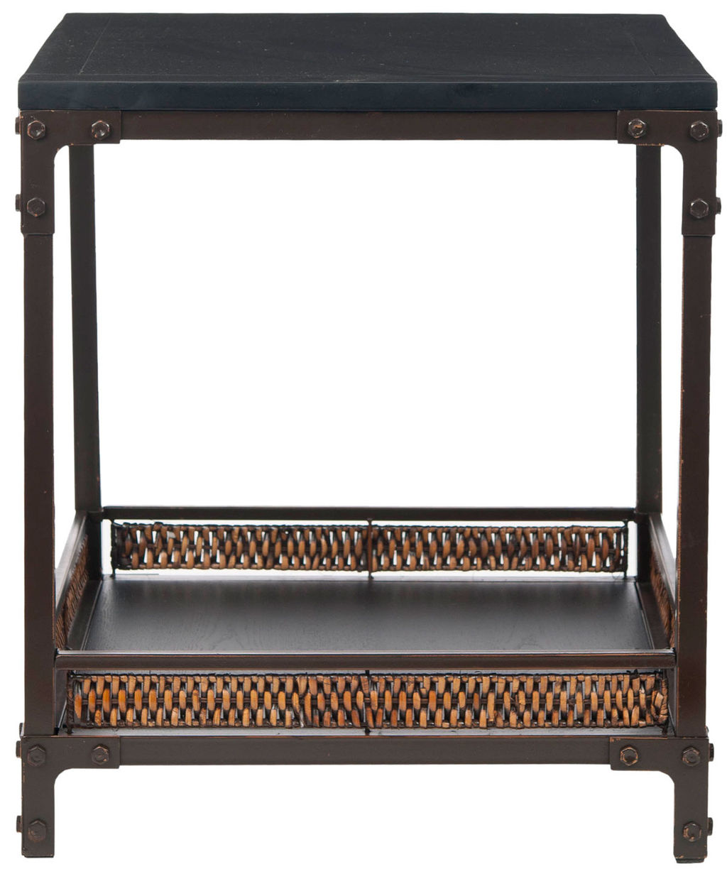 Preview image for Dinesh End Table With Storage Shelf, 22" X 25.2"