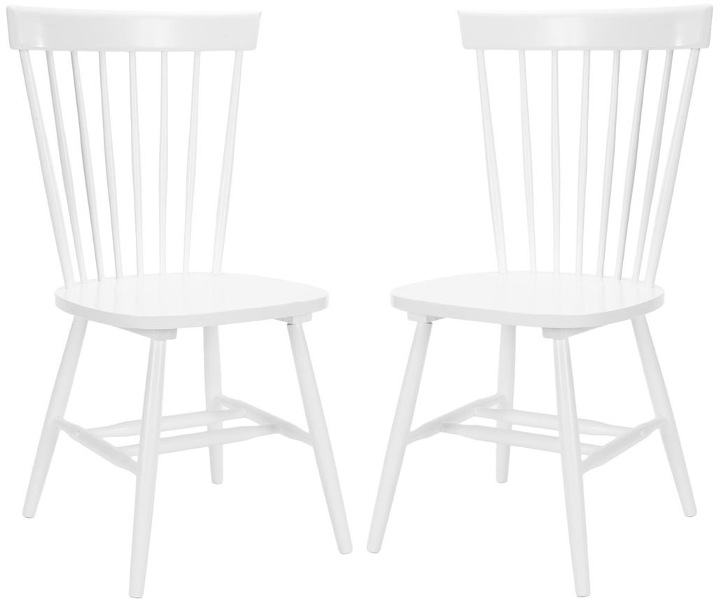 Preview image for Parker 17''H Spindle Dining Chair, Set Of 2, 20.5" X 36", White