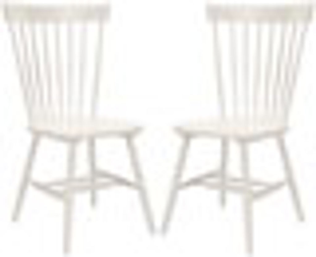 Parker 17''H Spindle Dining Chair, Set Of 2, 20.5" X 36", Off White