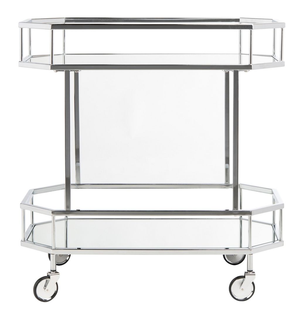 2 Tier Octagon Bar Cart
