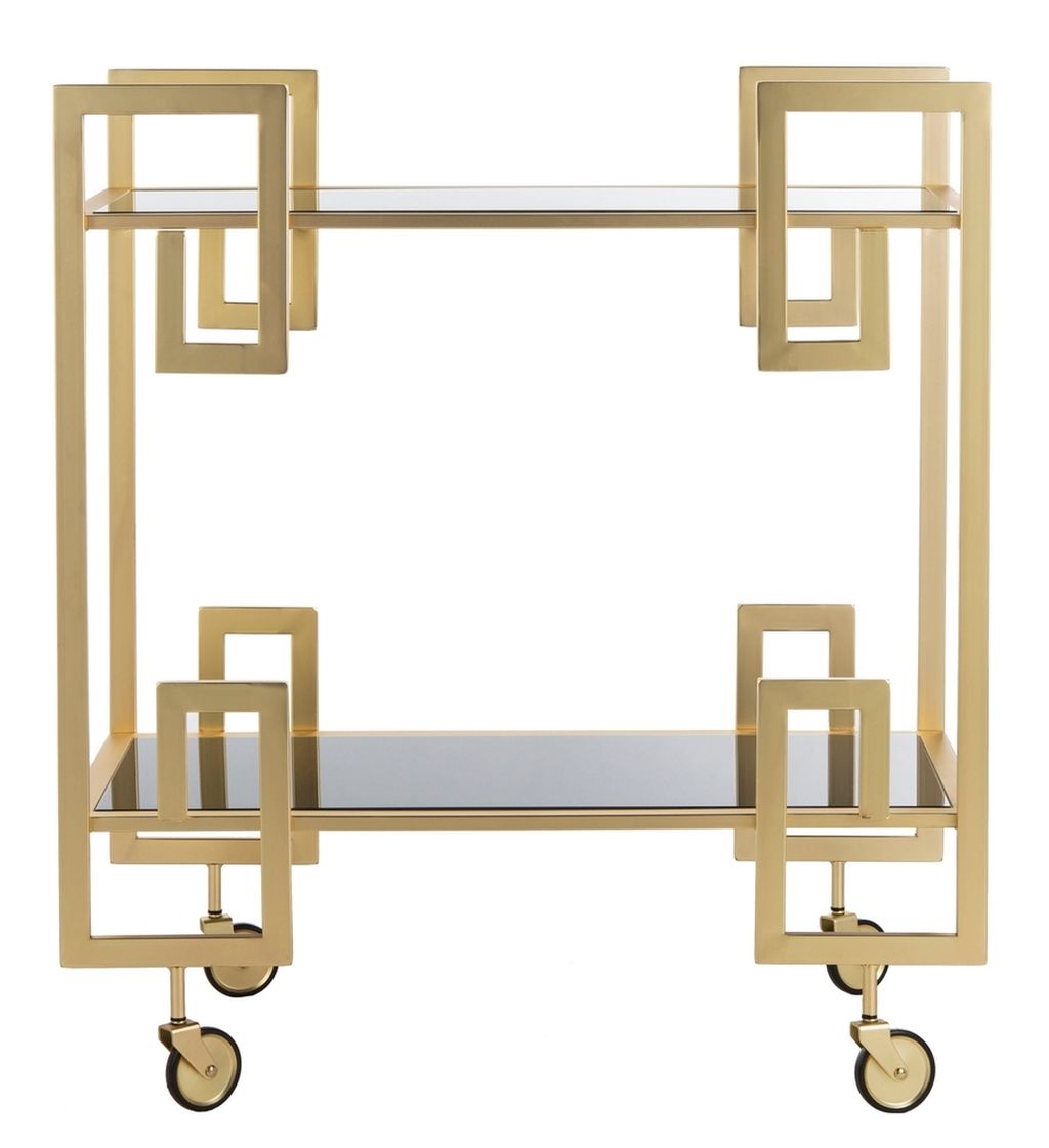 Eliza 2 Tier Bar Cart, 31.3" X 33"