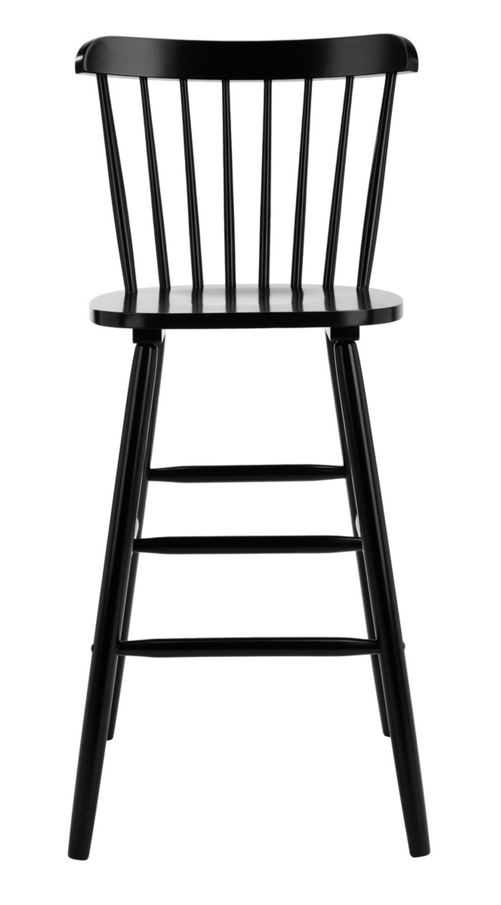 Galena Bar Stool, 19.9" X 38", Black, Set Of 2