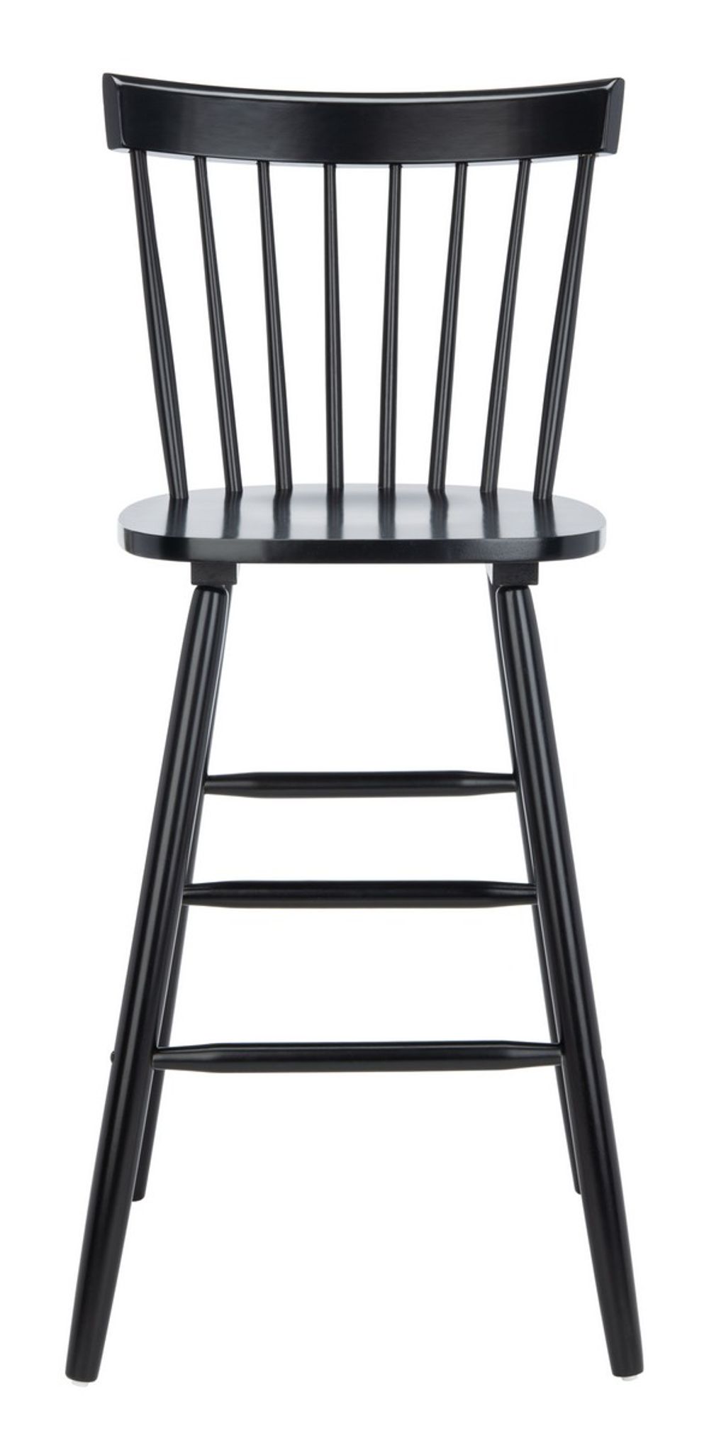 Providence Bar Stool, 19.5" X 39", Black, Set Of 2