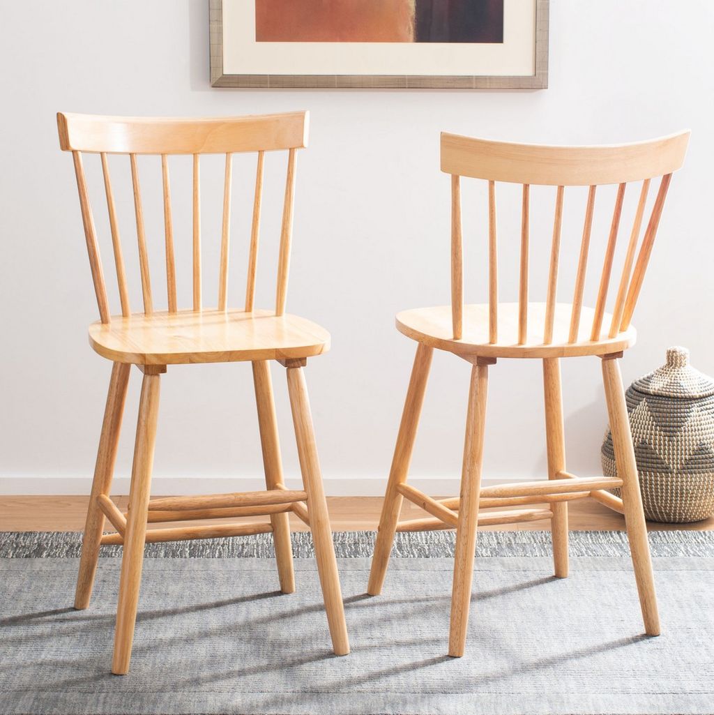 Providence Counter Stool, 19.5" X 44.1", Natural, Set Of 2