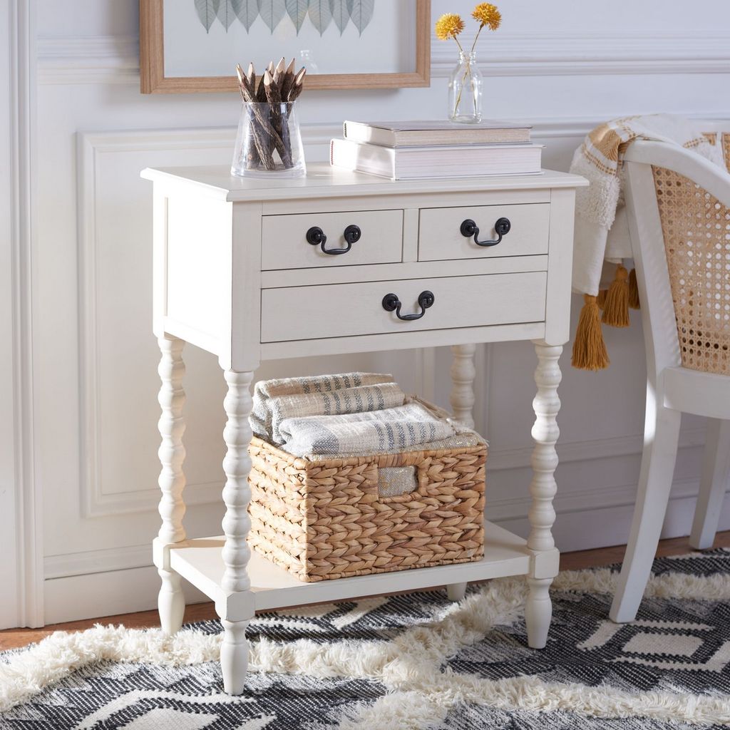 Athena 3 Drawer Console Table, 23.5" X 29.5"