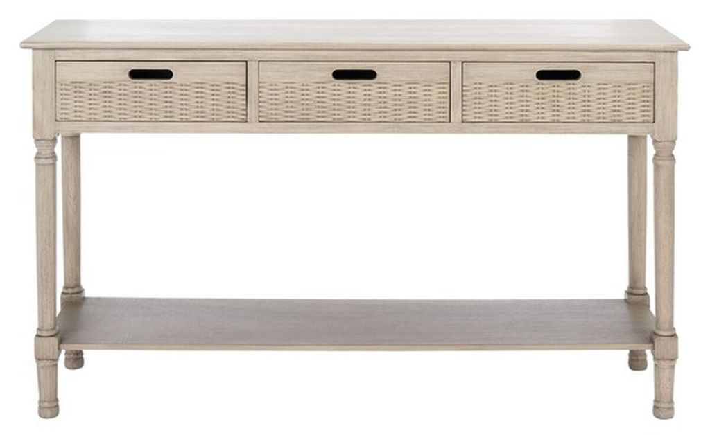 Preview image for Landers 3 Drawer Console, 47.25" X 29.5", Greige