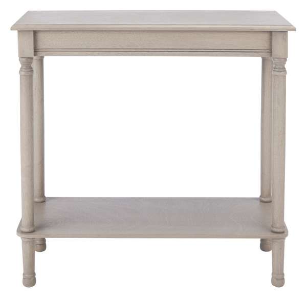 Tinsley Rectangular Console Table, 28" X 28", Greige