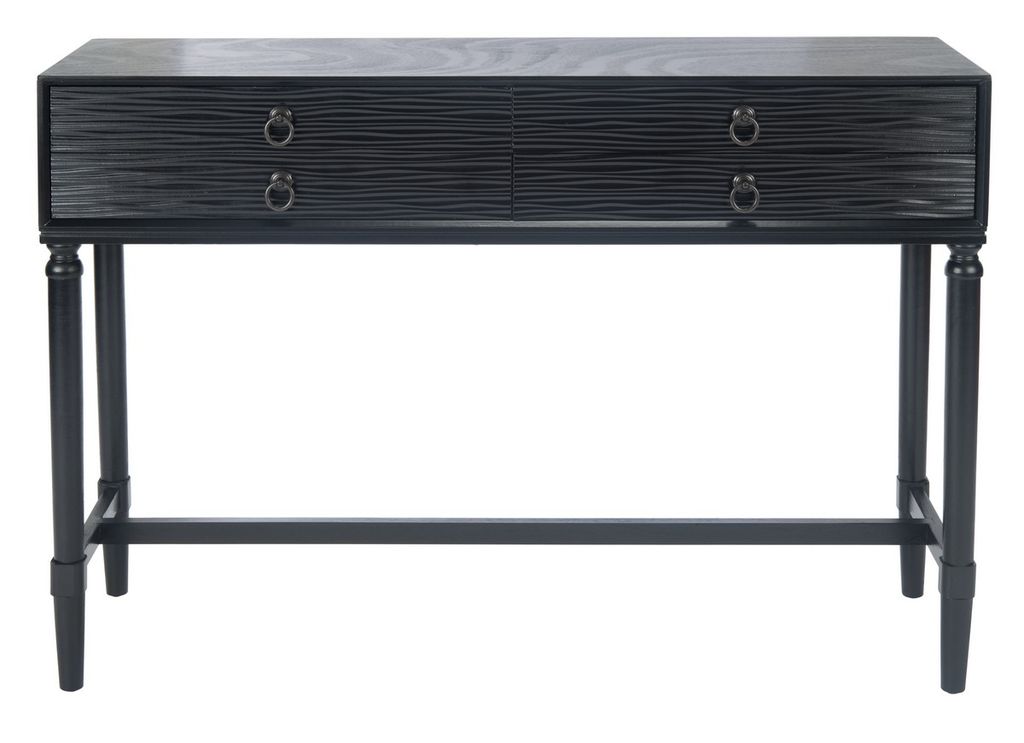 Preview image for Aliyah 4Drw Console Table, 42" X 29.5", Black