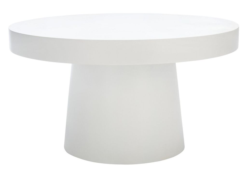 Preview image for Jaria Paper Mache Coffee Table, 31.6" X 17.8", White