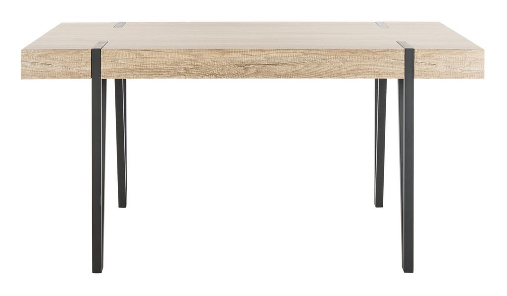 Preview image for Alyssa Rustic Midcentury Wood Top Dining Table, 59.1" X 29.5"