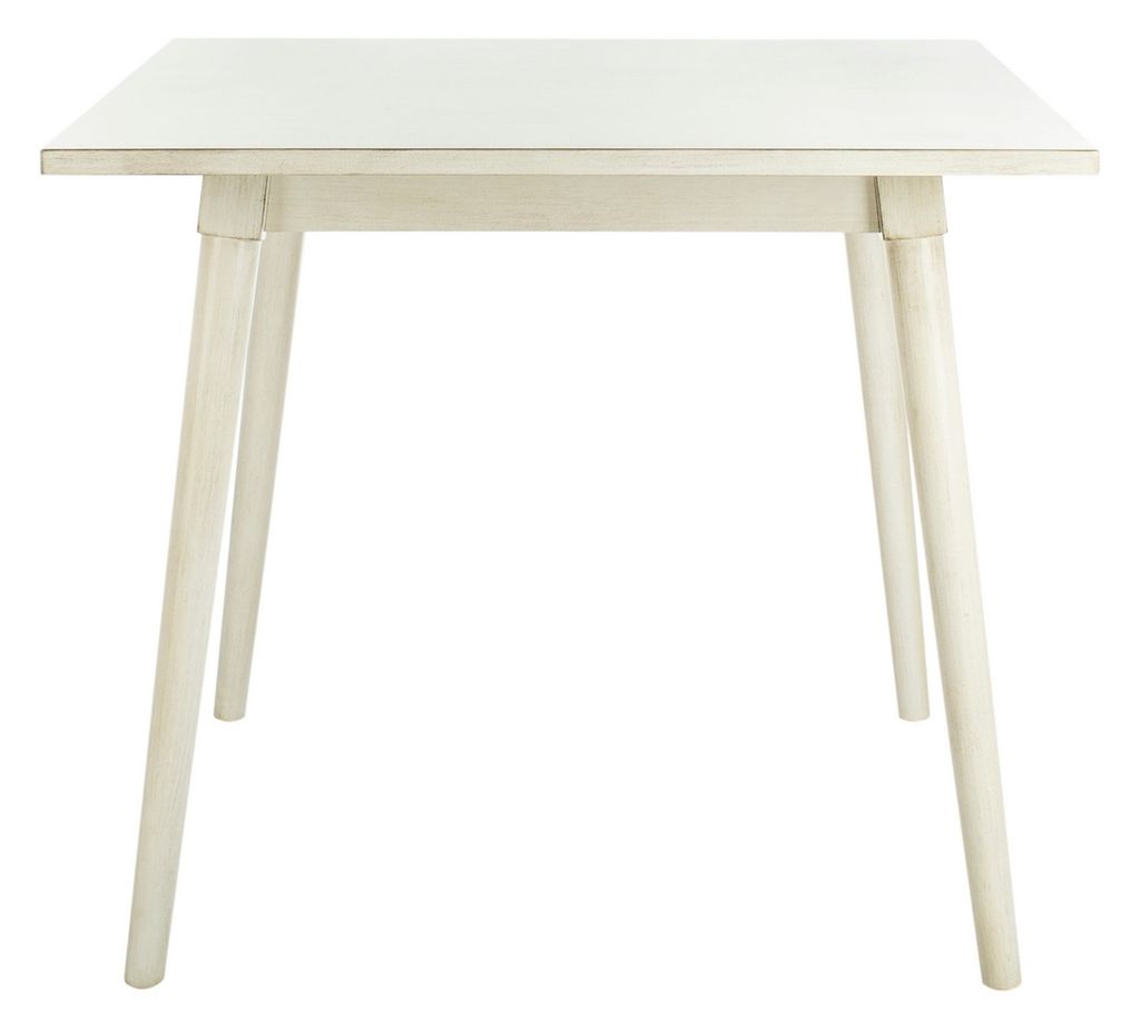 Simone Square Dining Table, 36" X 30.25", Antique White