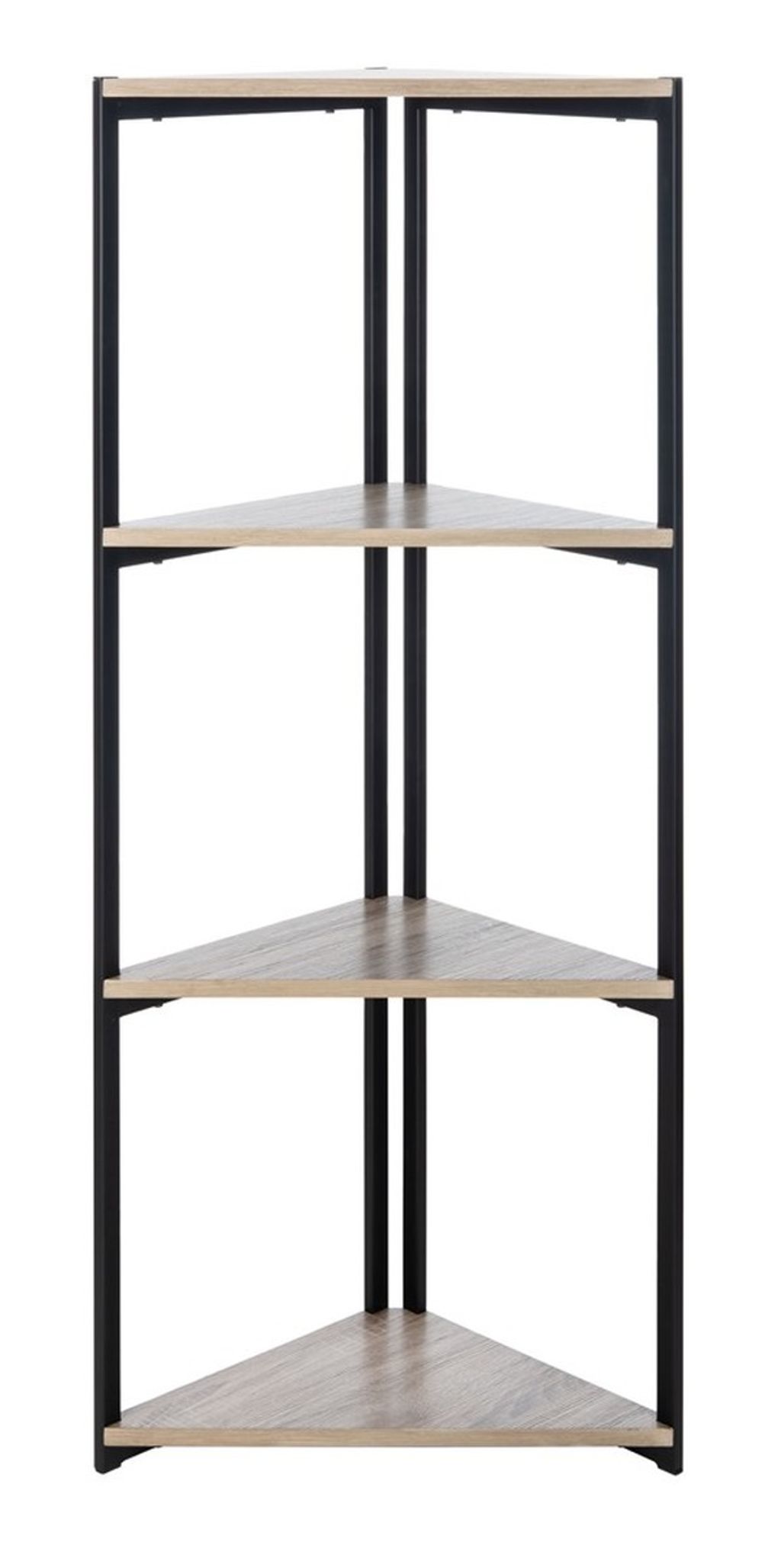 Logan 4 Tier Corner Bookshelf, 16.5" X 55"