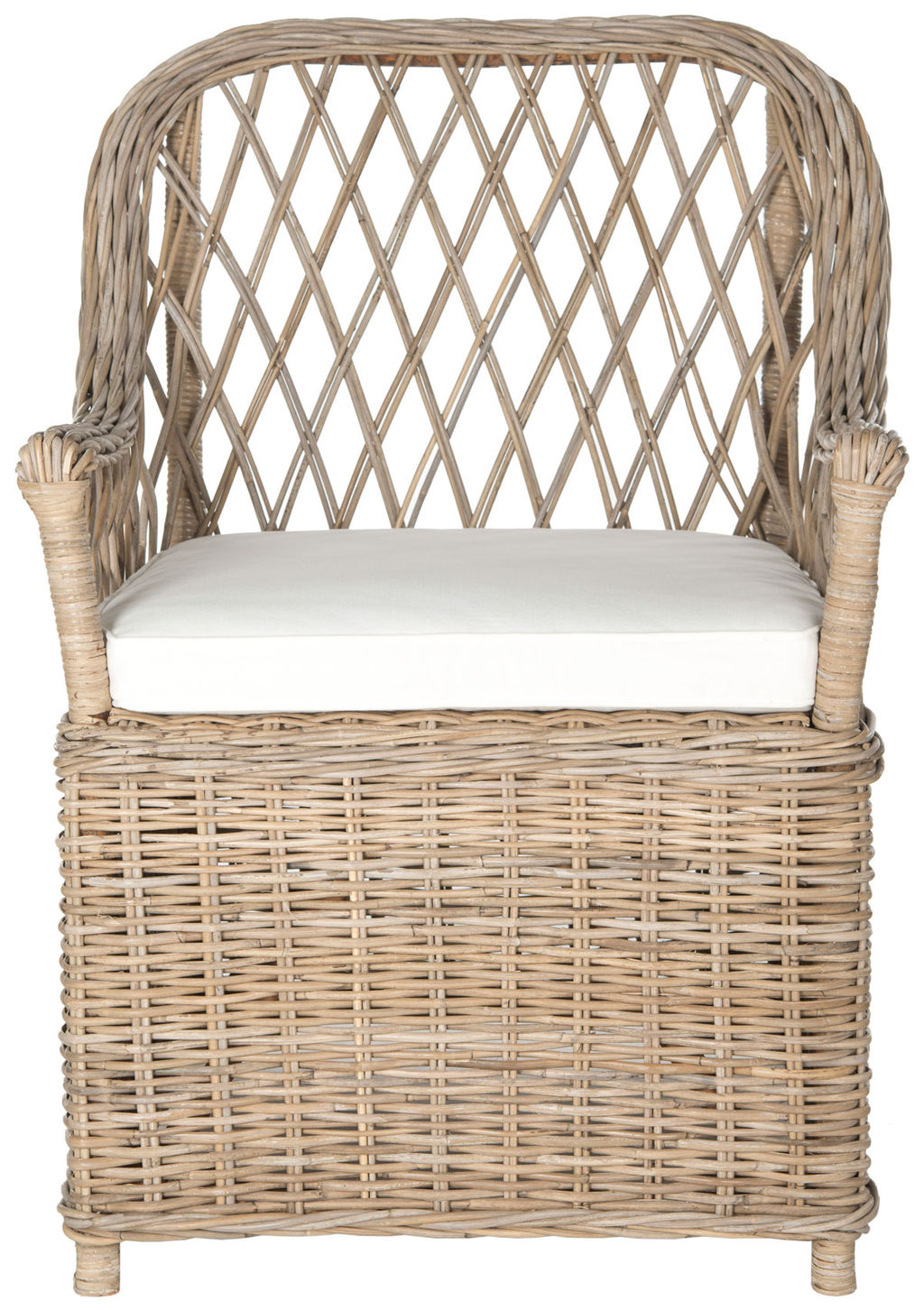 Preview image for Maluku Rattan Arm Chair, 28" X 37"