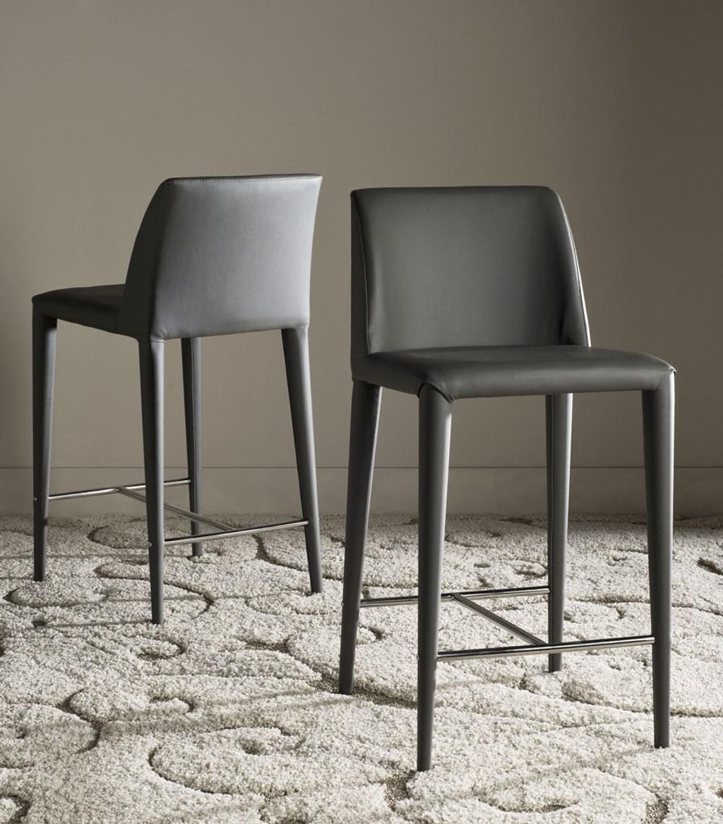 Garretson Counter Stool, 22.6" X 36.2", Grey, Set Of 2