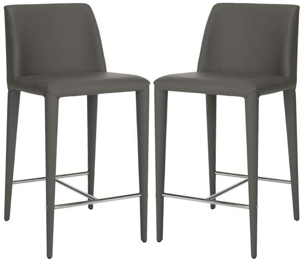 Garretson Counter Stool, 22.6" X 36.2", Grey, Set Of 2