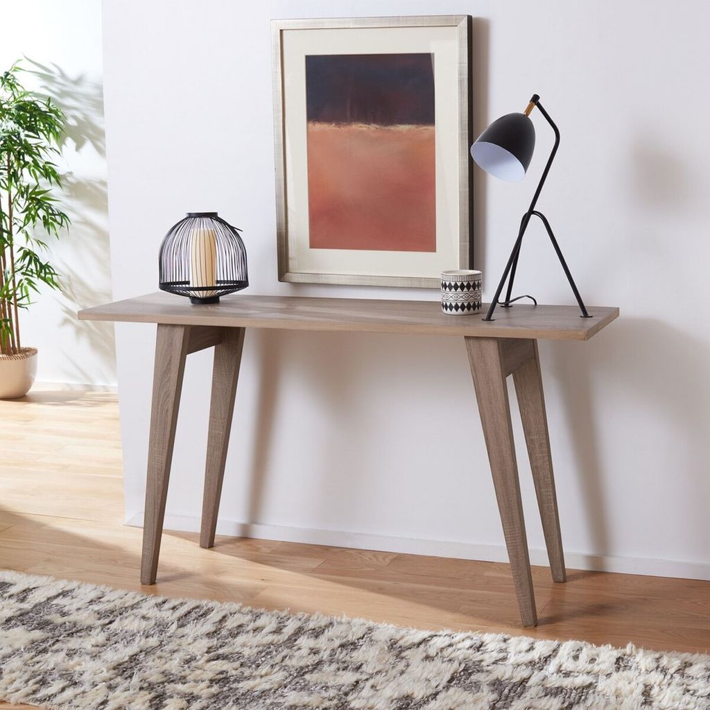 Manny Retro Mid Century Wood Console, 59" X 32.3"