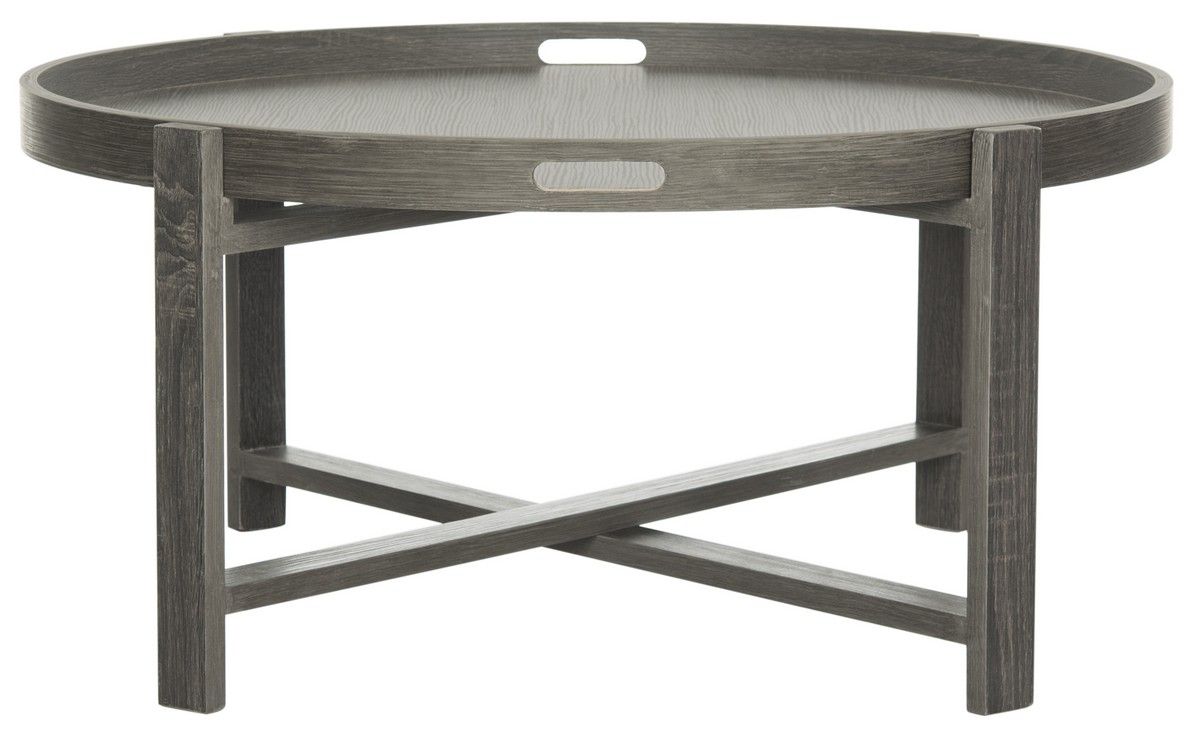 Preview image for Cursten Retro Mid Century Wood Tray Top Coffee Table, 33" X 15"