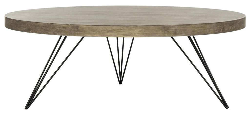 Preview image for Mansel Retro Mid Century Round Coffee Table, 35.4" X 12.6"