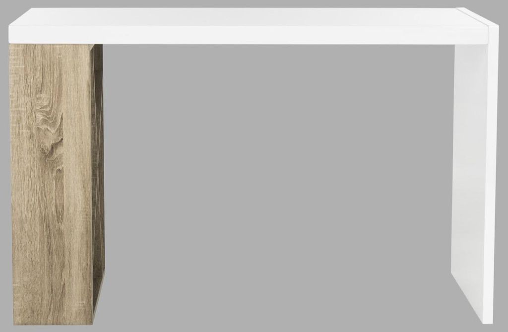 Preview image for Carlene Modern Scandinavian Side Storage Lacquer Desk, 47.3" X 29.5"