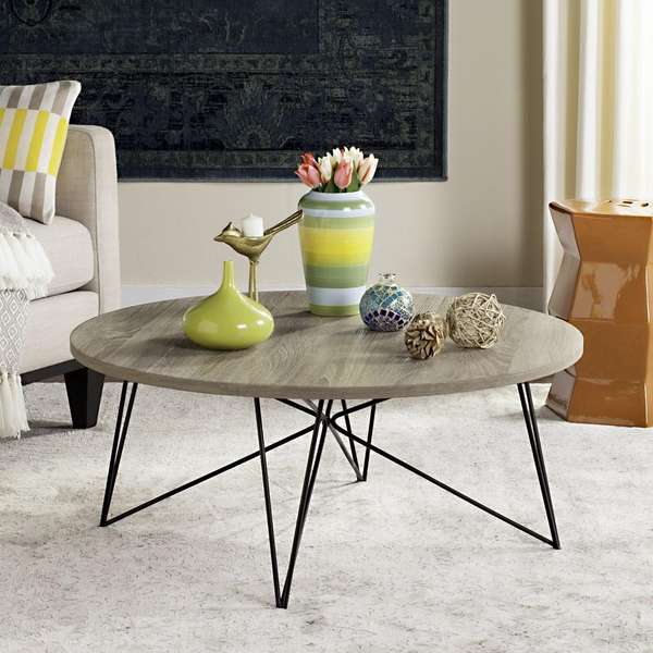 Mid Century Wood Coffee Table, 33.5" X 14"