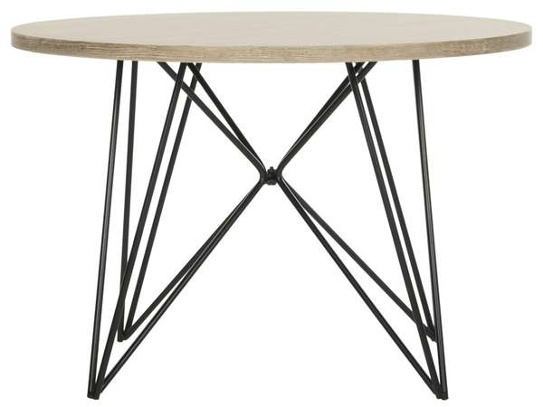 Vida Retro Mid Century Wood End Table, 23.6" X 15.8"