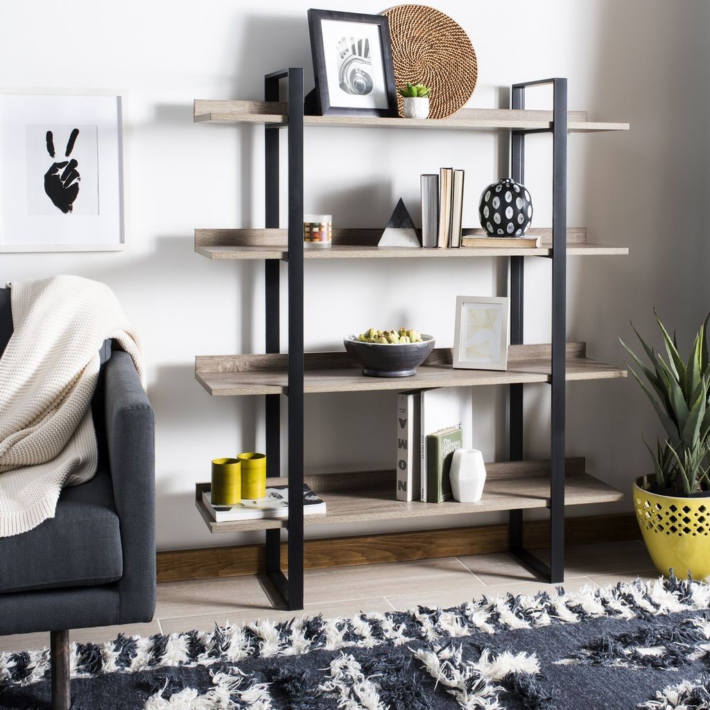 Melissa Retro Mid Century 4 Tier Etagere, 47.3" X 55"