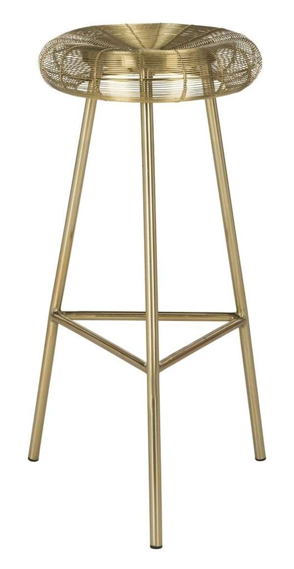 Addison Wire Weaved Contemporary Counter Stool, 15" X 24"