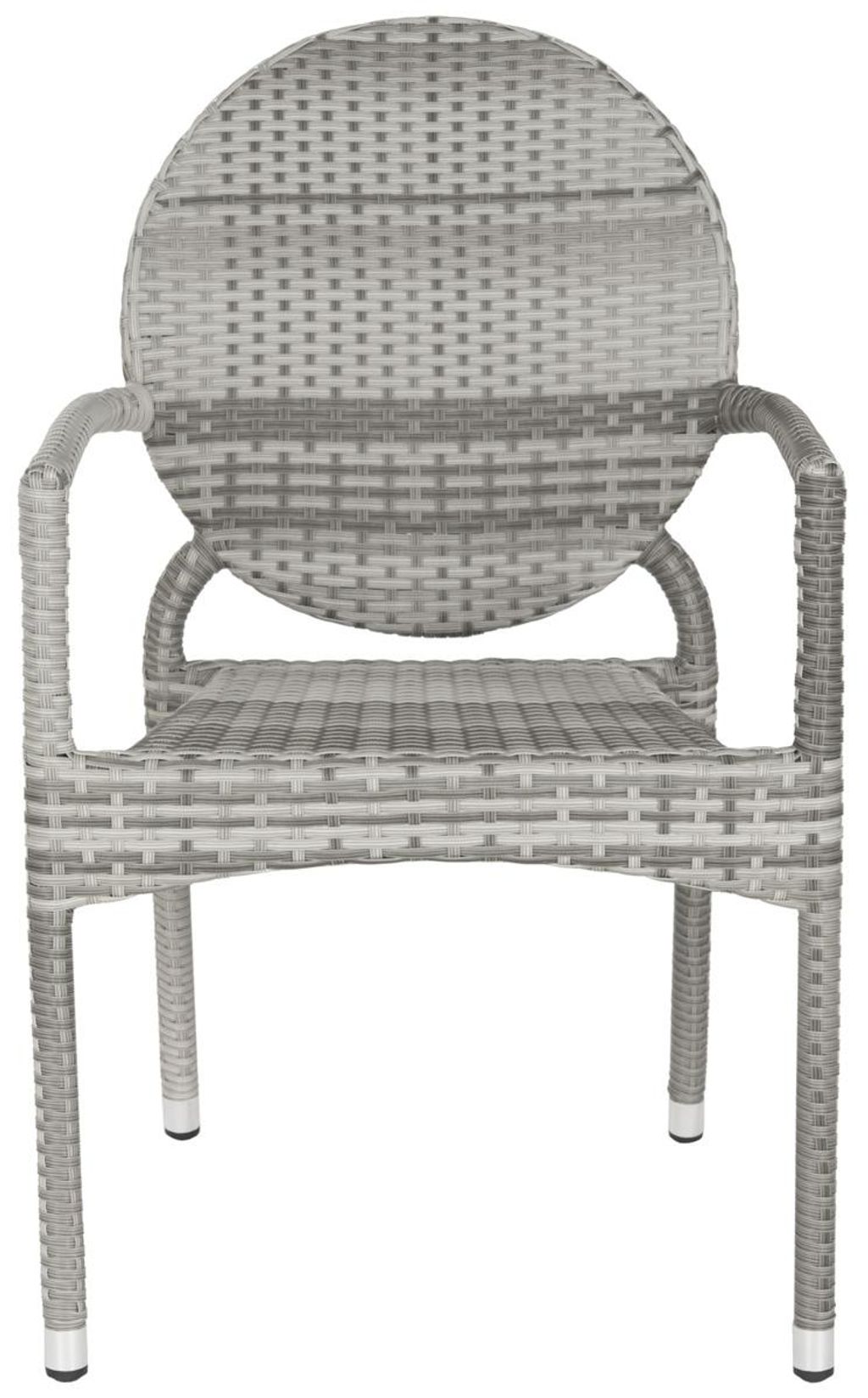 Preview image for Valdez Indoor-Outdoor Stacking Arm Chair, 21" X 34.6", Set Of 2