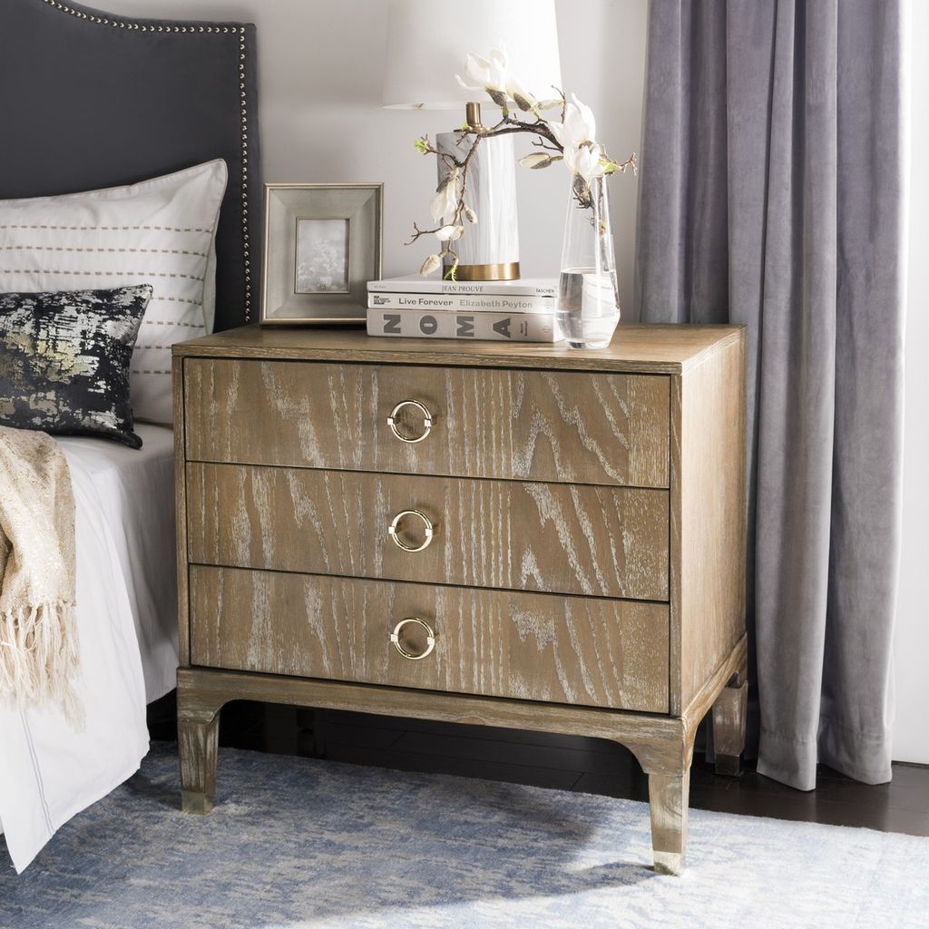 Oak Veneer Bedside Table (Order 2)