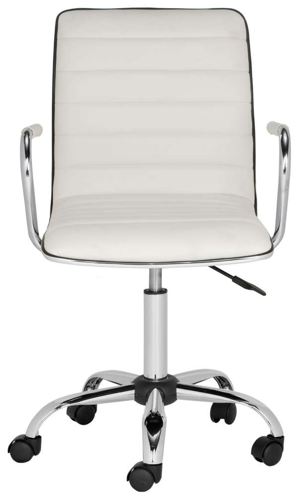 Jonika Swivel Desk Chair, 22.4" X 35.9", White