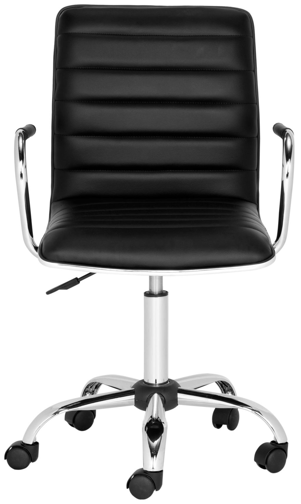 Preview image for Jonika Swivel Desk Chair, 22.4" X 35.9", Black