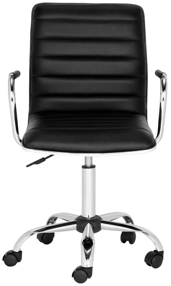 Jonika Swivel Desk Chair, 22.4" X 35.9", Black