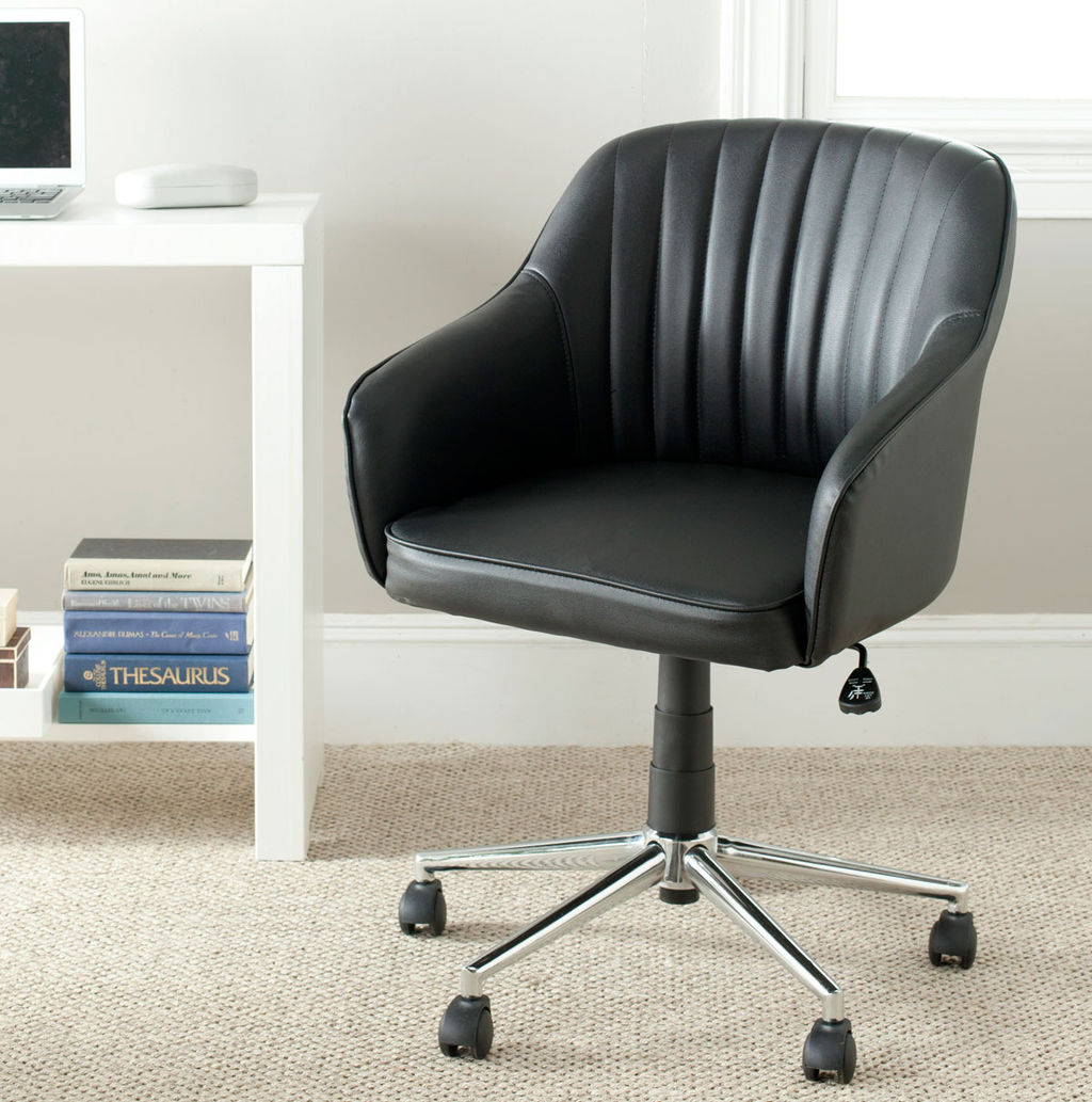 Hilda Desk Chair, 23.6" X 31.1", Black