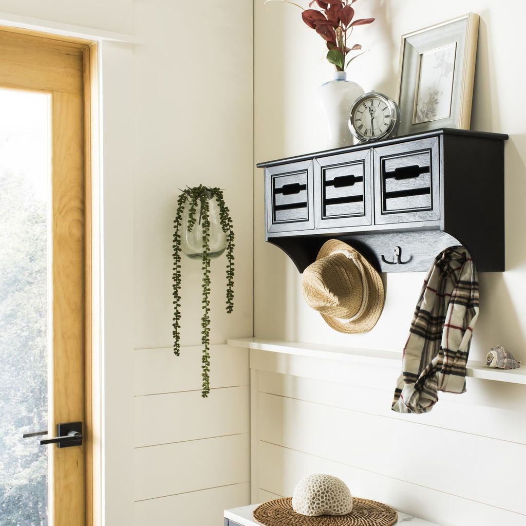 Welcome Hanging 3 Drawer Wall Rack