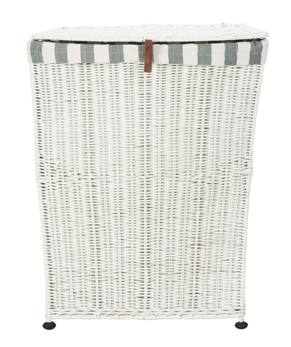 Trotter Rattan Laundry Basket, 19.2" X 23.6"