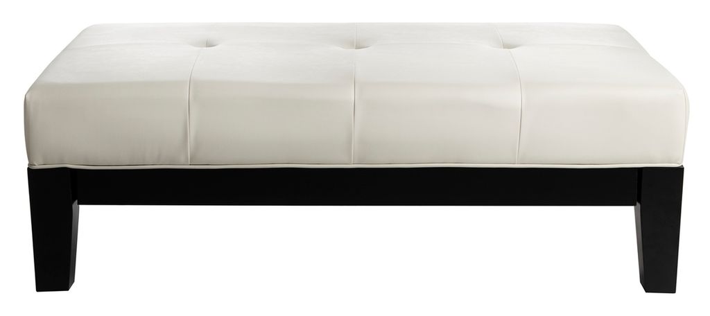 Jordan Cocktail Ottoman, 48.4" X 17.3", Off White