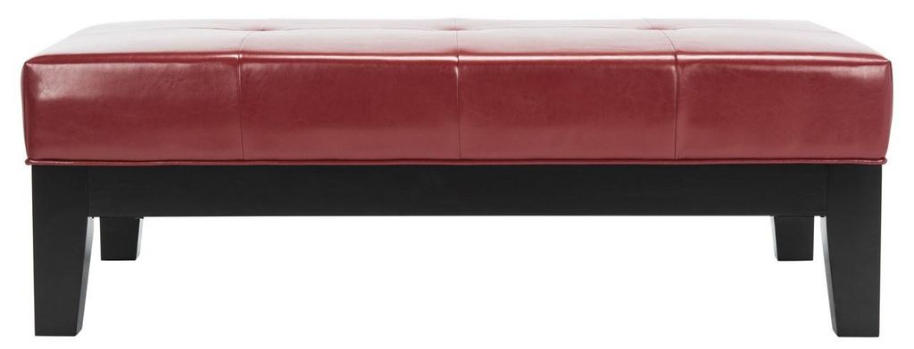 Jordan Cocktail Ottoman, 48.4" X 17.3", Red