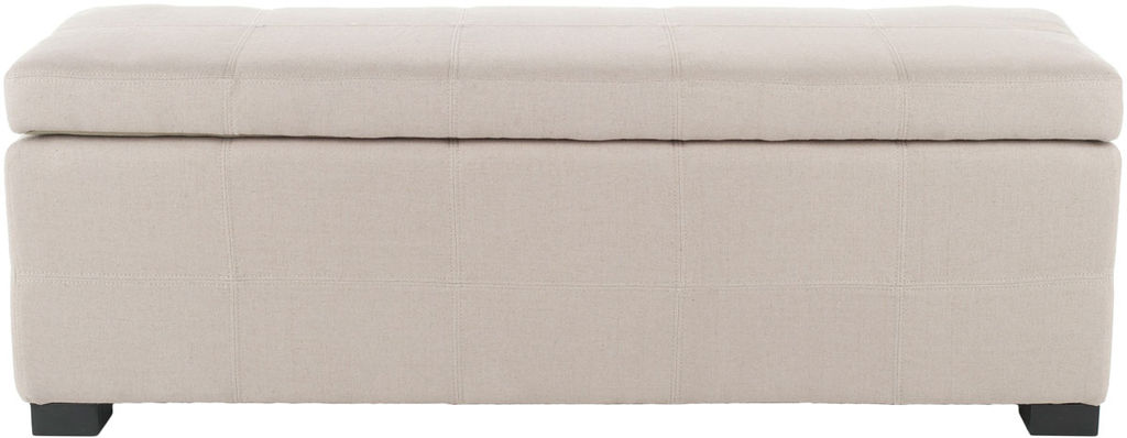 Madison Storage Bench Large, 46.9" X 16.7", Taupe
