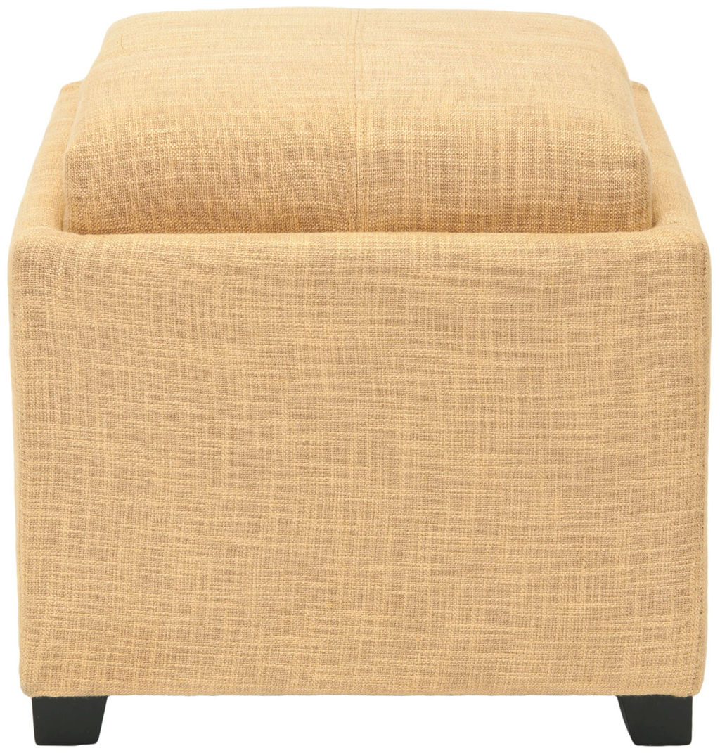 Preview image for Single Tray Ottoman, 18.1" X 17.1", Gold