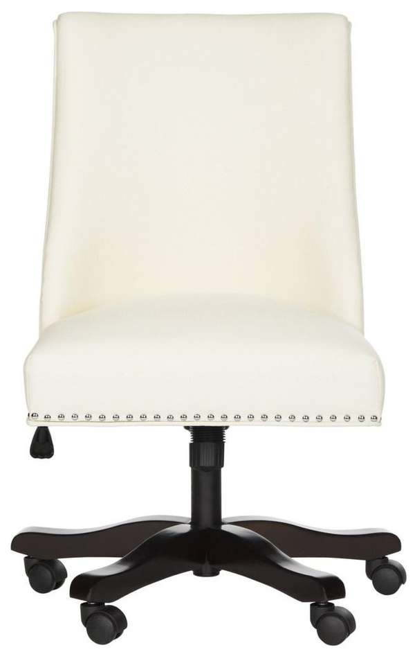 Scarlet Desk Chair, 25" X 38", Creme