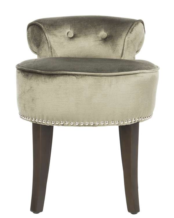 Georgia Vanity Stool, 17.9" X 22.8", Sage