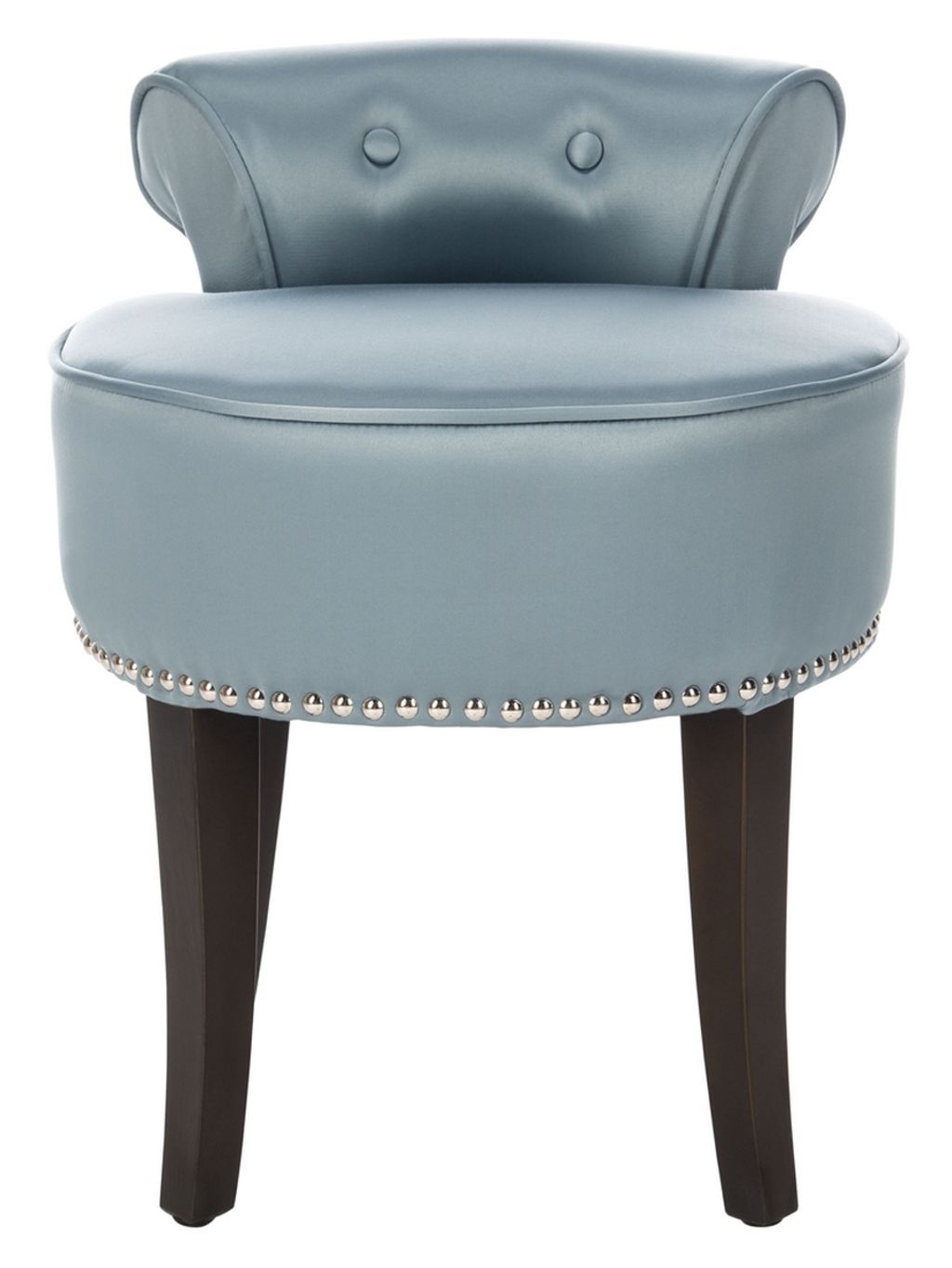 Preview image for Georgia Vanity Stool, 17.9" X 22.8", Teal