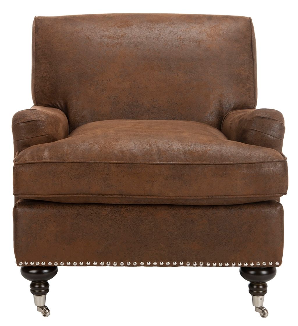 Chloe Club Chair, 29.3" X 31.5", Brown