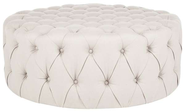 Charlene Tufted Cocktail Ottoman, 39.4" X 16.1", Taupe