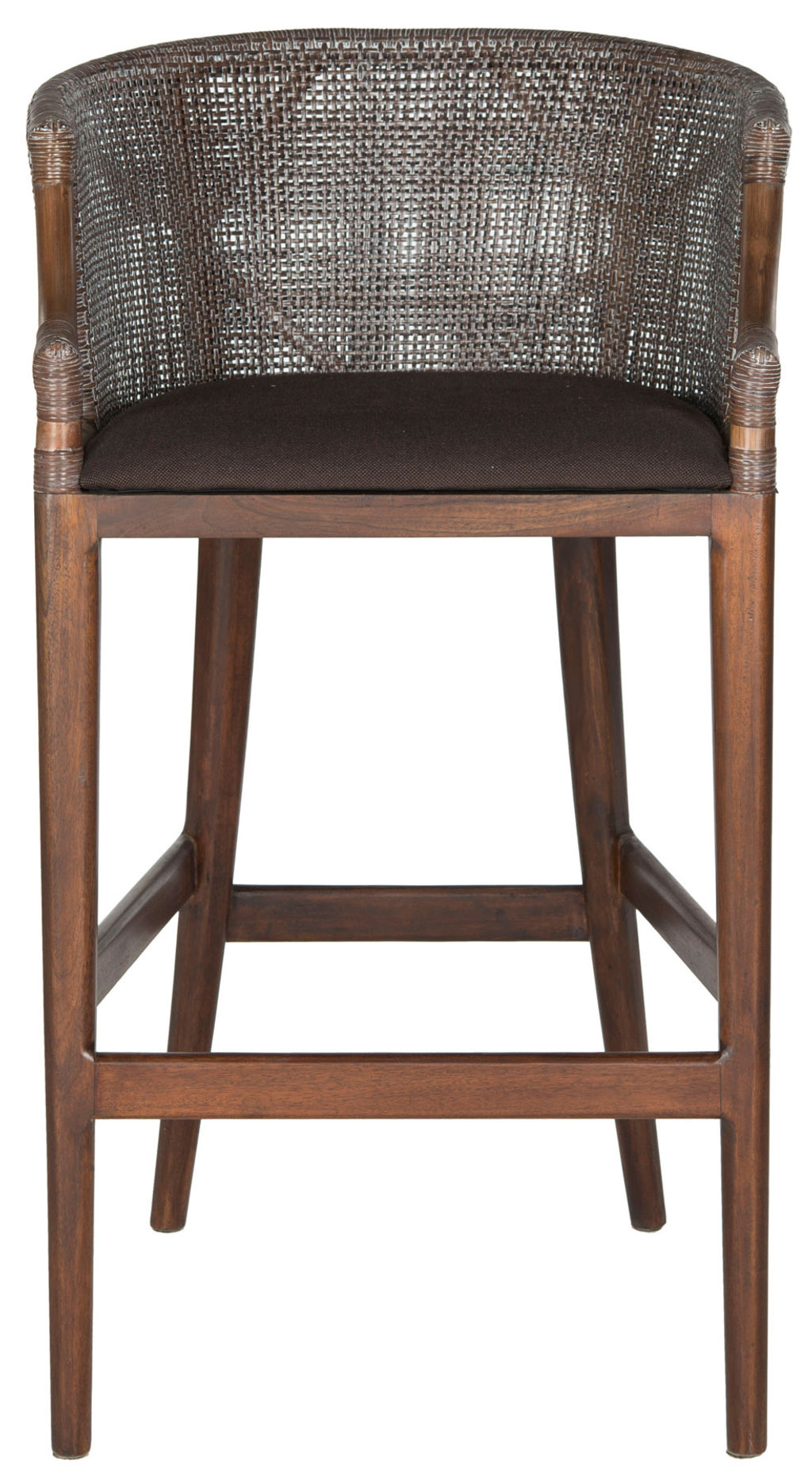 Brando Bar Stool, 22.3" X 39", Brown/Brown