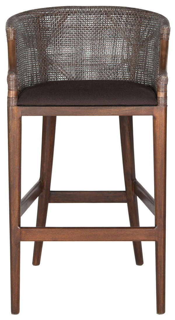 Brando Bar Stool, 22.3" X 39", Brown/Brown