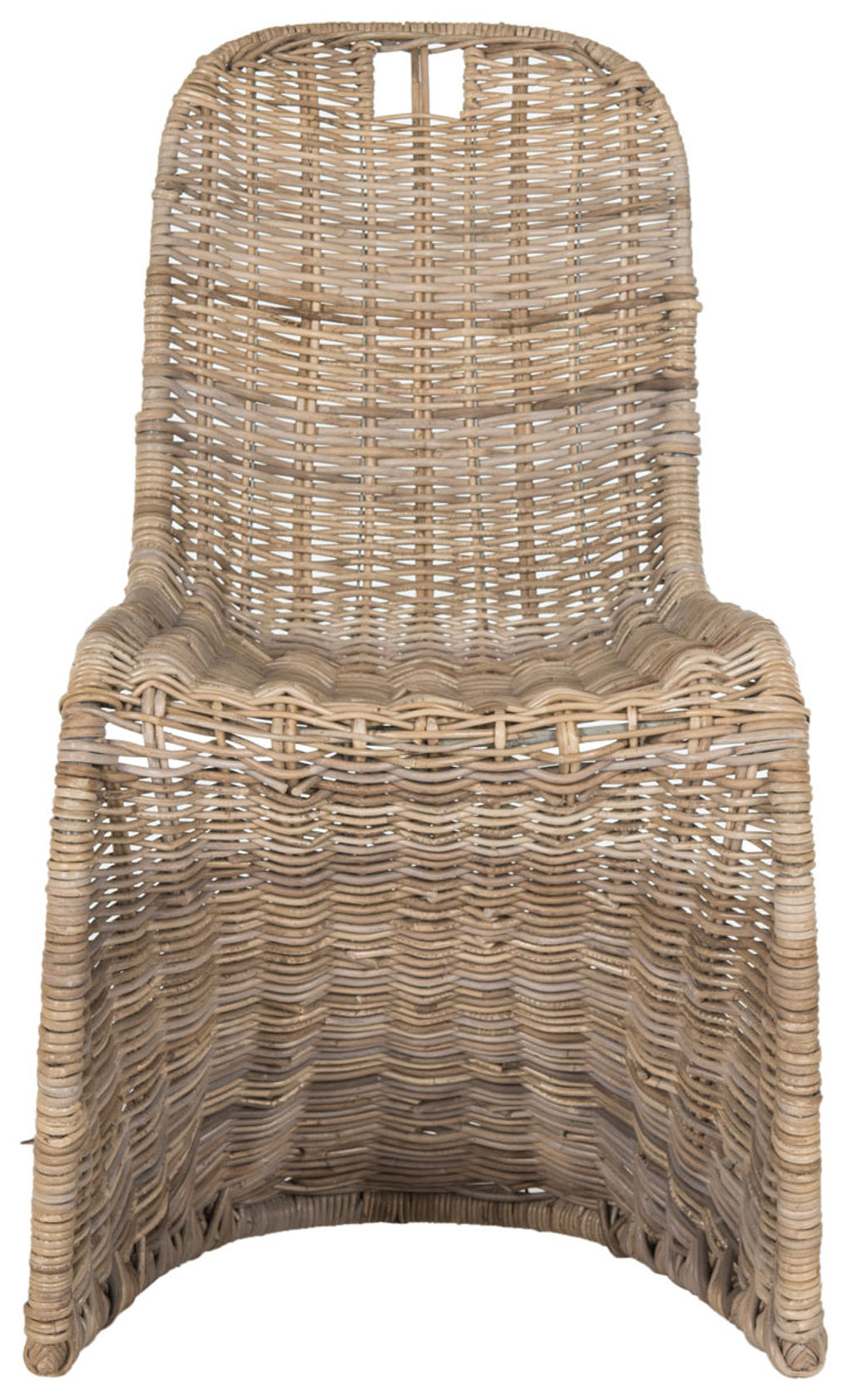 Cilombo 19''H Wicker Dining Chair, 18.5" X 37.4", Set Of 2